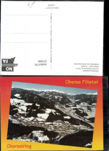 257806,Oberzeiring Totale Winterbild Passepartout