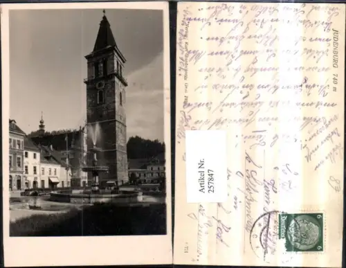 257847,Judenburg Stadtturm Turm Brunnen