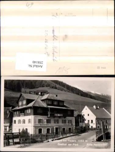 258140,St. Johann am Tauern Gasthof zur Post pub Foto Hochreiter
