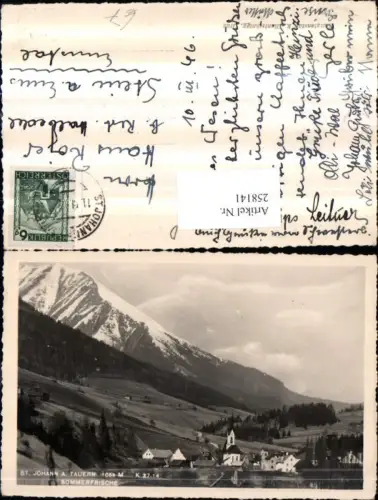 258141,St. Johann am Tauern Totale Bergkulisse