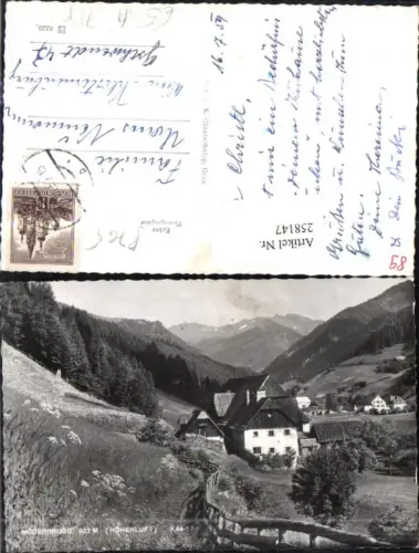 258147,Möderbrugg Hausansicht Bergkulisse Wegpartie