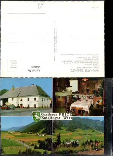 261835,Oberzeiring Gasthaus Fritz Katzlingerwirt Mehrbildkarte