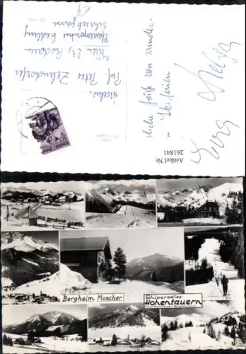 261841,Hohentauern Totale Bergheim Moscher Bergkulissen Winterbilder Mehrbildkarte pub Foto Hochreiter