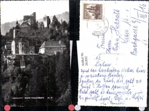 261852,Unzmarkt Ruine Frauenberg Kirche