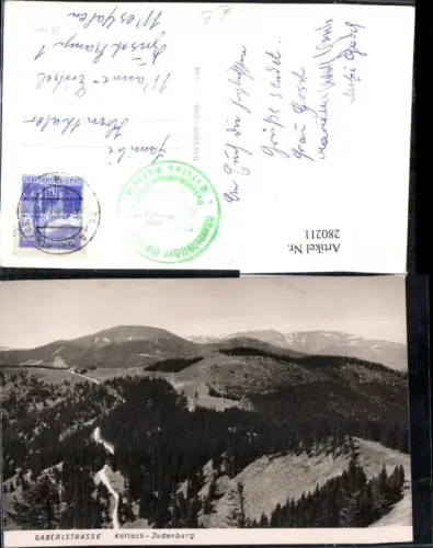 280211,Gablerlstraße Köflach – Judenburg Bergkulisse
