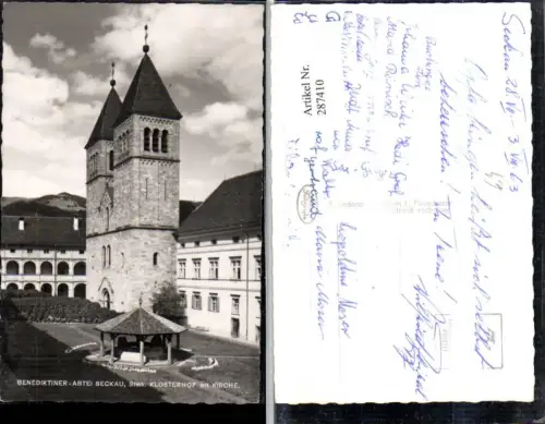 287410,Benediktiner Abtei Seckau Klosterhof m. Kirche