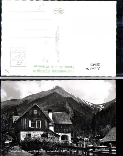287428,Jagdhaus Ingering m. Hochreichart Bergkulisse b. Knittelfeld