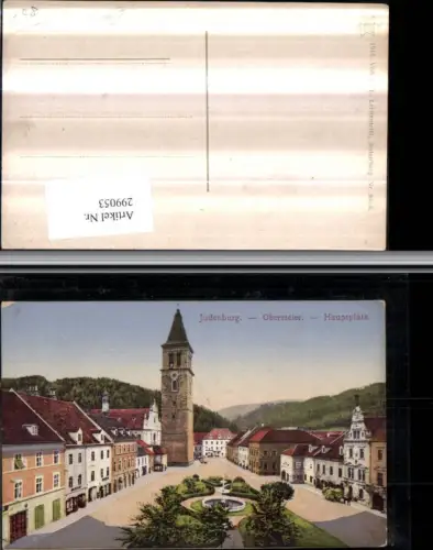 299053,Judenburg Hauptplatz Brunnen Stadtturm Turm