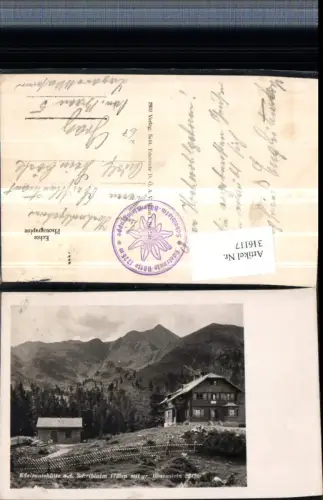 316117,Edelrautehütte Berghüte b. Hohentauern m. Großen Bösenstein Bergkulisse