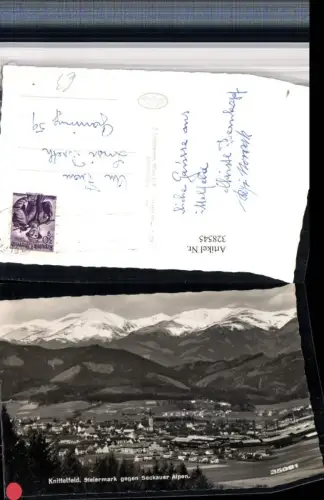 328545,Knittelfeld Totale geg. Seckauer Alpen Bergkulisse