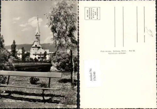 376540,Zeltweg Brücke Kirche