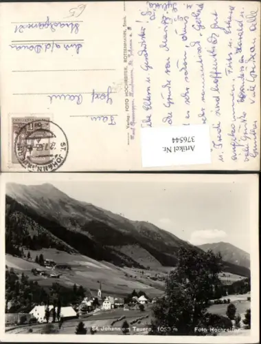 376544,St. Johann am Tauern Totale Bergkulisse pub Foto Hochreiter