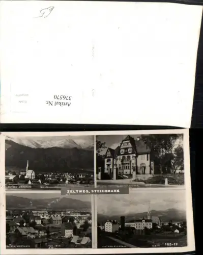 376570,Zeltweg Totale Werkhotel Hotel Kirche Mehrbildkarte