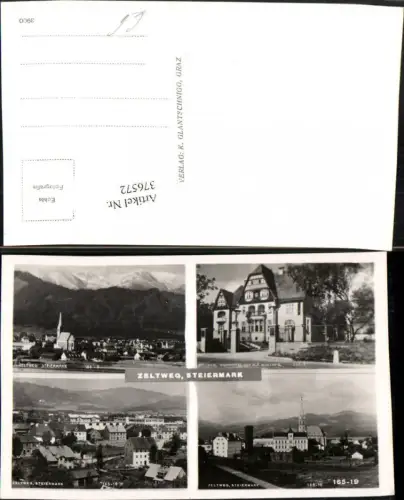 376572,Zeltweg Totale Werkhotel Hotel Kirche Mehrbildkarte
