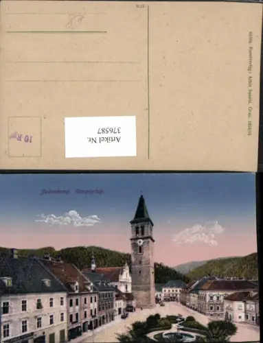 376587,Judenburg Hauptlatz Stadtturm Turm