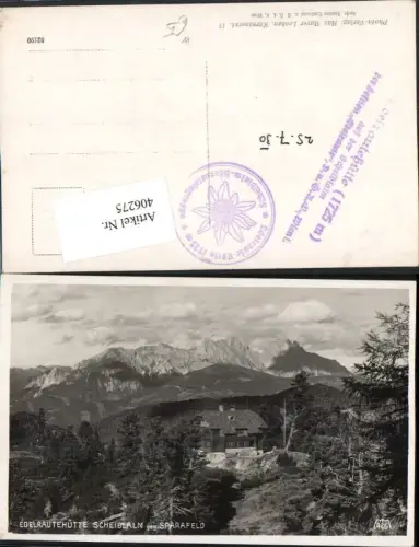 406275,Edelrautehütte Berghütte Scheiblalm b. Hohentauern Bergkulisse pub Max Mayer 426