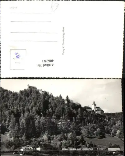 406281,Frauenburg b. Unzmarkt Kirche Ruine Burg