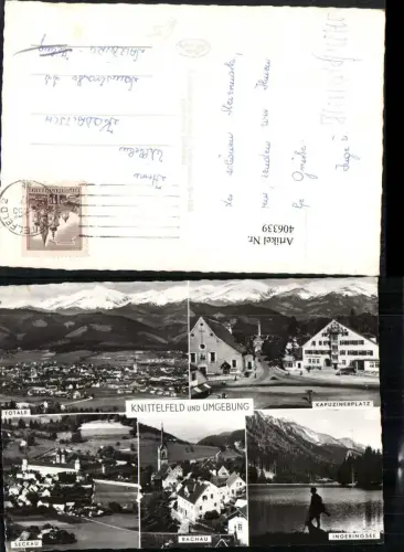 406339,Knittelfeld u. Umgebung Totale Rachau Seckau Mehrbildkarte