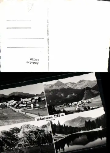 448210,Hohentauern Totale See Bergkulissen Mehrbildkarte