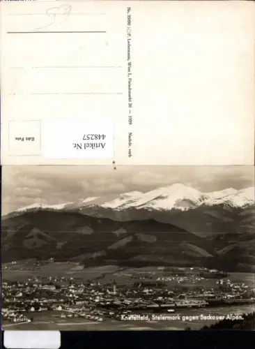448257,Knittelfeld Totale geg. Seckauer Alpen Bergkulisse