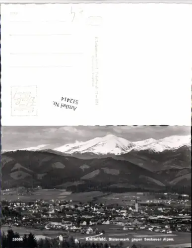 512414,Knittelfeld Totale geg. Seckauer Alpen Bergkulisse