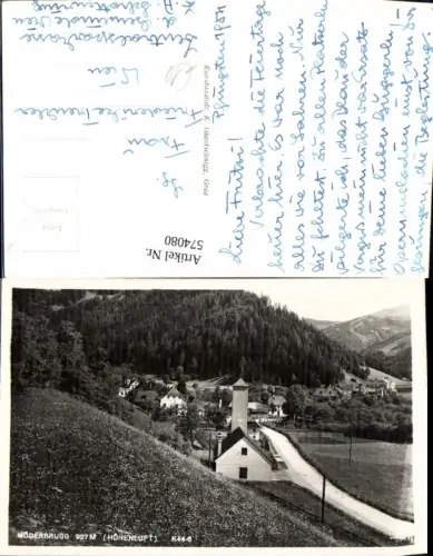 574080,Foto Ak Sankt Oswald-Möderbrugg Pölstal Ansicht Kirche