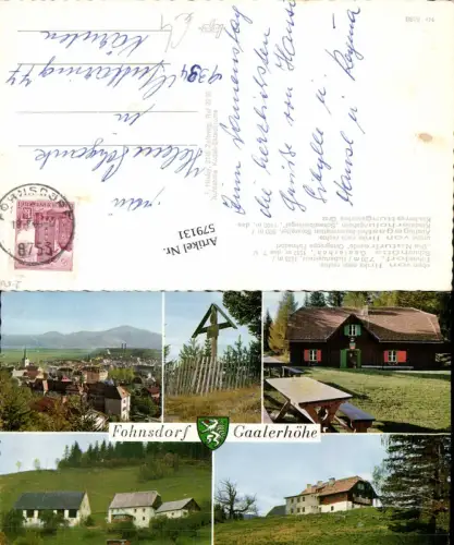579131,Mehrbild Ak Fohnsdorf Hubertuskreuz Schutzhütte Gaalerhöhe Stoxreiter Jausenstation