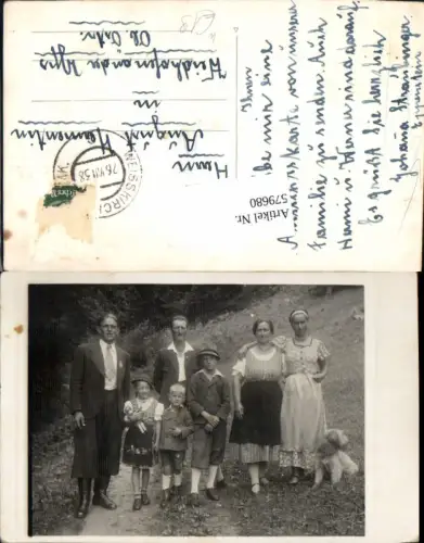579680,Foto-AK Weißkirchen Eppenstein Familie Straubinger Johanna Murtal