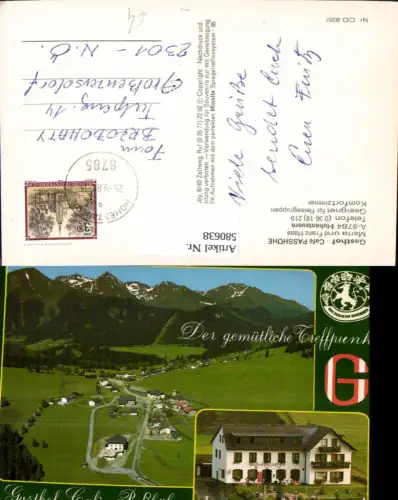 580638,Mehrbild Ak Hohentauern Gasthof Cafe Passhöhe