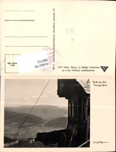 580723,Foto Ak Blick v. d. Steinplanhütte Kleinlobming