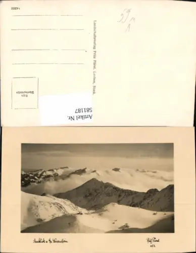 581187,Foto Ak Ausblick v. Großer Bösenstein Hohentauern pub Fritz Fürst 452