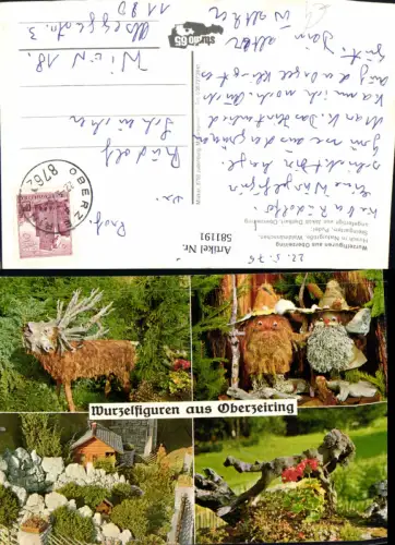 581191,Mehrbild Ak Oberzeiring Pölstal Wurzelfiguren