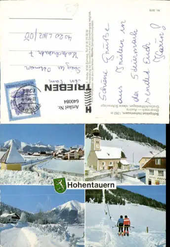 640084,Mehrbild Ak Hohentauern Wintersport Skilift