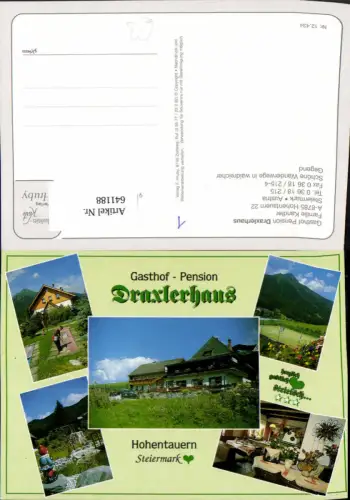 641188,Mehrbild Ak Hohentauern Gasthof Pension Draxlerhaus