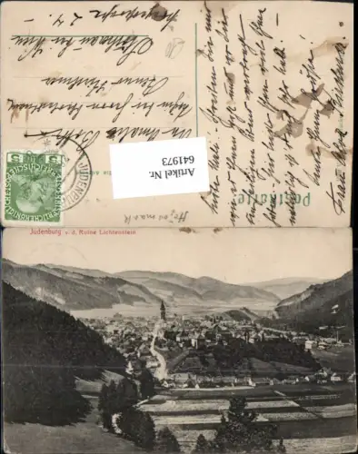 641973,Judenburg v.d. Ruine Liechtenstein nach Stockerau Murtal