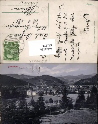 641974,Judenburg um 1905 Murtal
