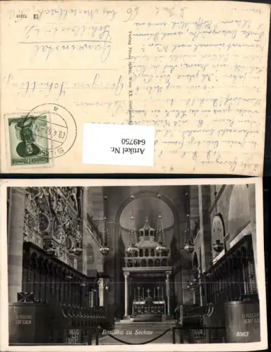 649750,Basilika Seckau Innenansicht