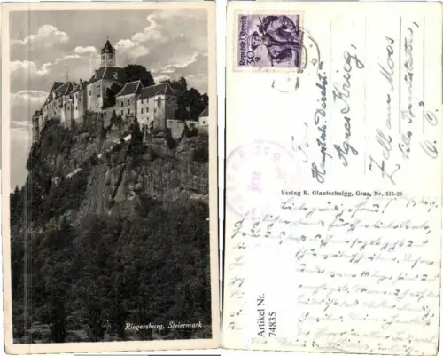 74835,Riegersburg Partie um 1940