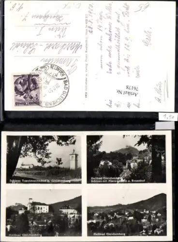 76178,Heilbad Gleichenberg Totale Ortsansicht