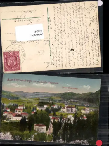 102541,Bad Gleichenberg Totale Schloss 1918