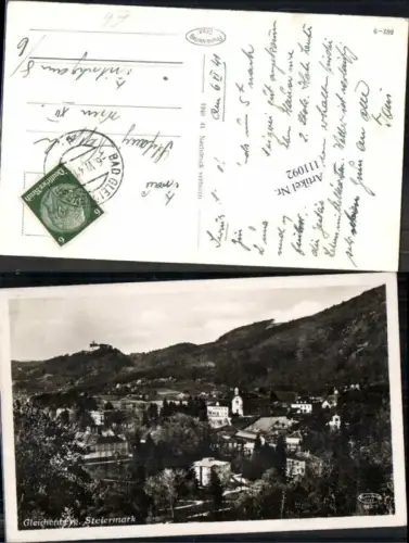 111092,Gleichenberg in Steiermark 1940