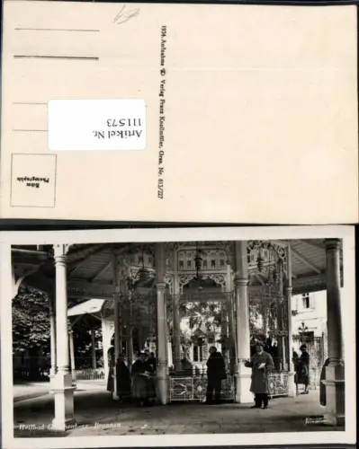 111573,Gleichenberg brunnen Leute 1937
