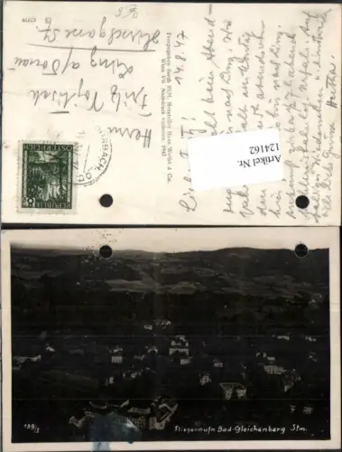 124162,Fliegeraufnahme Gleichenberg 1942