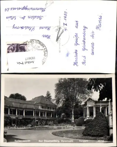 183617,Bad Gleichenberg Kurpark Kurterrasse