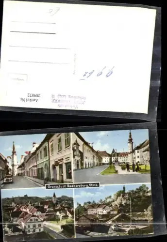 209872,Radkersburg Teilansicht Straßenansichten Kirche Partie Mehrbildkarte