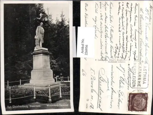 226956,Bad Gleichenberg Wickenburg-Denkmal