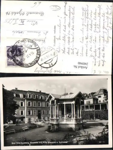 240940,Bad Gleichenberg Kurplatz m. Villa Albrecht u. Kurhotel