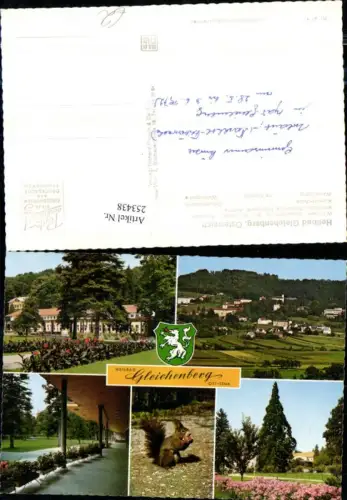 253438,Bad Gleichenberg Totale Kurmittelhaus Kurpark Wellingtonia Wandelgang Eichkätzchen Mehrbildkarte