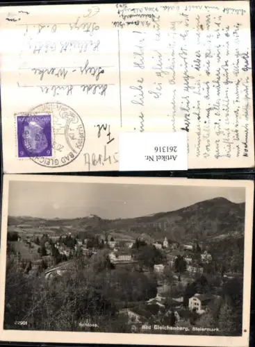 261316,Bad Gleichenberg Totale m. Schloss