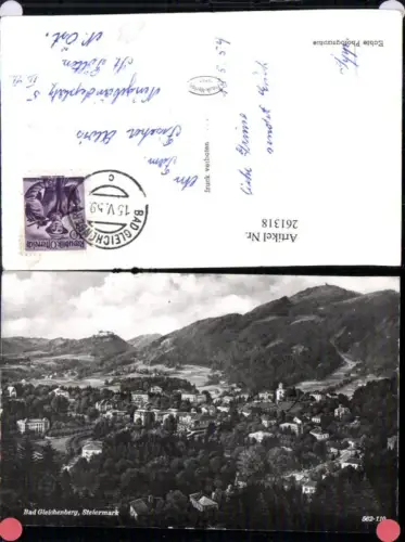261318,Bad Gleichenberg Totale m. Schloss